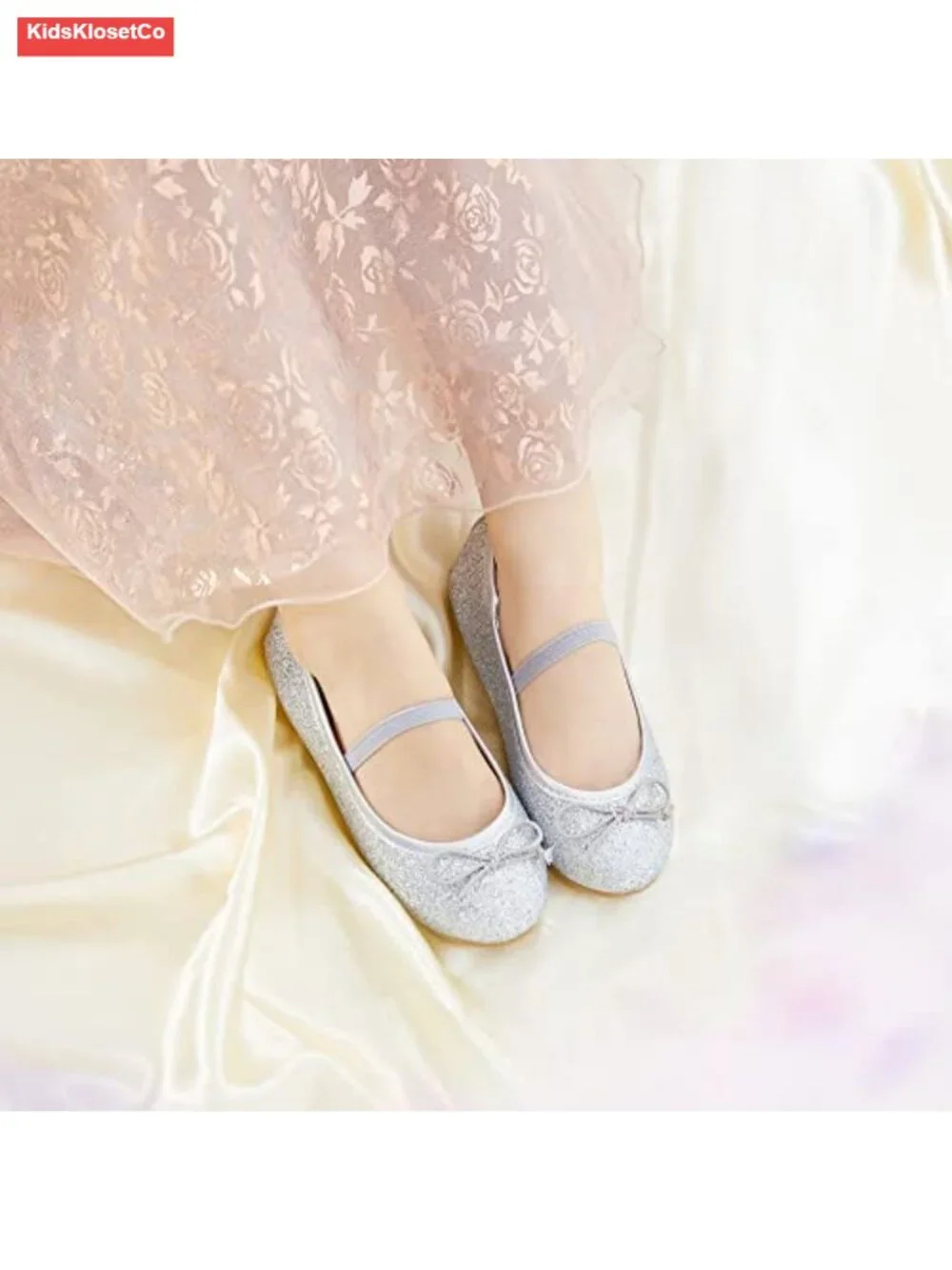 Toddler Little Girls Princess Mary Jane Ballerina Flats Flower Girl Dress Shoes